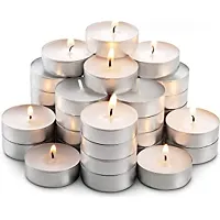 Tealight White Candles Pack Of 50 Black Box-thumb1