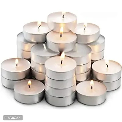 Tealight White Candles Pack Of 50 Black Box-thumb2