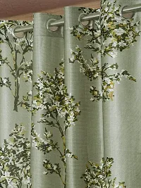 Polyster Printed Door Curtain | Pack Of 2 pc | 4 * 7 ft-thumb1