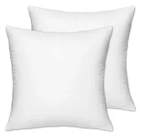 LUXURY CRAFTS Premium 400 GSM Microfiber Non Woven Cloth, Cushion Fillers Pillow,Cushion- 16 x 16 inch / 40 x 40 cm (White) -Pack of (2)-thumb3