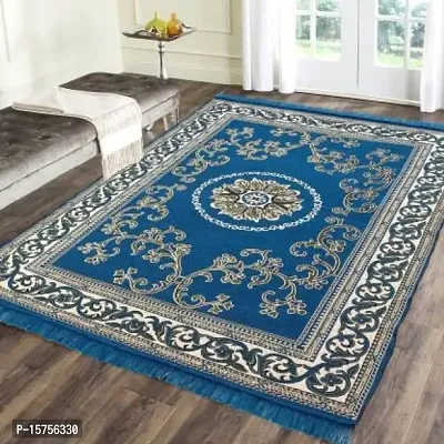 LUXURY CRAFTS Unique Design Cotton Carpet/Rug for Home/Living Room(4 x 6 feet) (Pack of 1) (Firoji)-thumb0