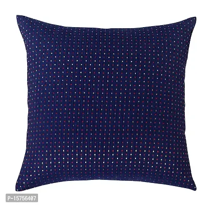 Luxury Crafts Polyester Polka Dotted Cushion Cover Set - 16x16 inches (Pack of 5) (Multicolor)-thumb2