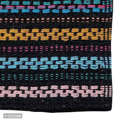 LUXURY CRAFTS Cotton Weaved Reversible Door Mat for Home Entrance or Outdoor -Set of 3 (Size- 38 X 57 cms)- Multicolor-thumb2