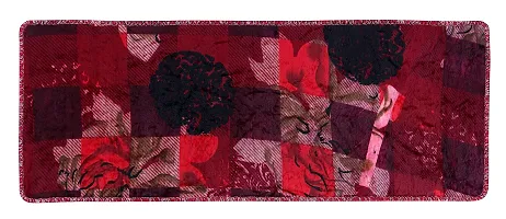 LUXURY CRAFTS Multipurpose Microfiber Runner or Rug for Kitchen,Bedroom,Balcony,Living Room, Kids Room etc. (21x54 inches)- Multicolor-thumb1