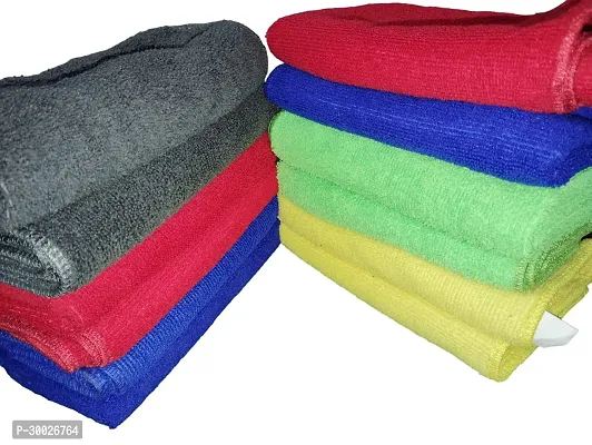 Solid Plain Cotton Towel|Napkin|Hand Towel|16*16 inch|Pack of 12 pcs