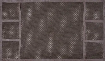 Luxury Crafts? Polyster Polka Dot Decorative Fridge Top Cover, 21 X 39-inches(Brown)-thumb3