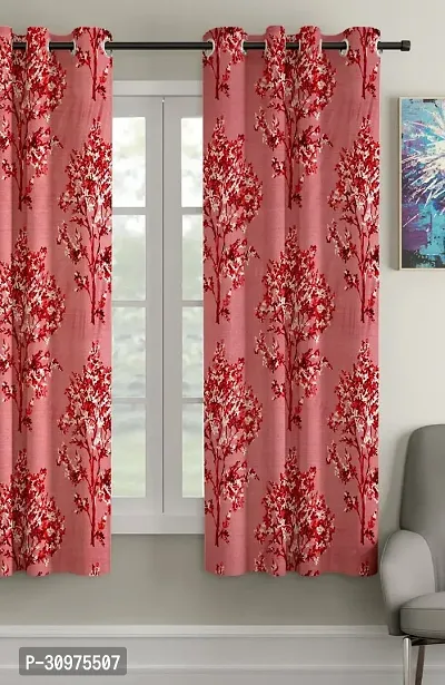 Polyster Printed Door Curtain | Pack Of 2 pc | 4 * 7 ft-thumb0