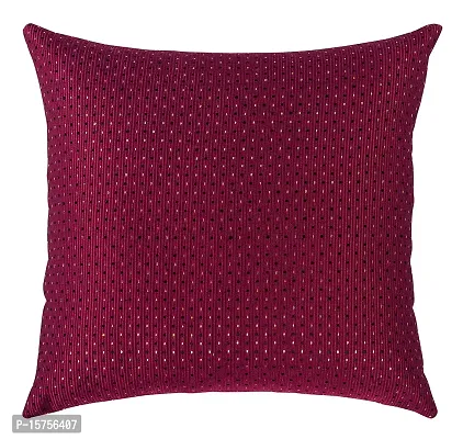 Luxury Crafts Polyester Polka Dotted Cushion Cover Set - 16x16 inches (Pack of 5) (Multicolor)-thumb4