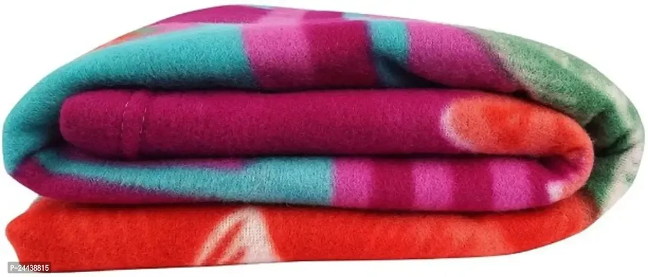 Luxury Crafts All Season Miltipurpose Polar Fleece warm  Double Bed Blanket/Light Weight Blanket(Multi)-pack 1