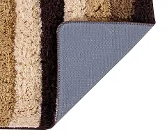 LUXURY CRAFTS Multipurpose Super Soft Microfiber Ultra Water Absorbent Anti Slip Bathmat cum Doormat|Doormat|Door Entrance Mat (40 cm x 60 cm)(Pack of 1)-Multi-thumb1