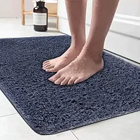 LUXURY CRAFTS Multipurpose Super Soft Microfiber Ultra Water Absorbent Anti Slip Bathmat cum Doormat|Doormat|Door Entrance Mat (40 cm x 60 cm)(Pack of 1)-Grey-thumb2