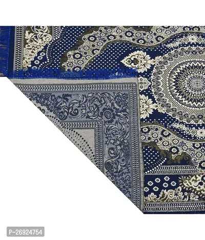Luxury Crafts Cotton Carpet Size-4x6 Feet(Pack of 2) (Blue)-thumb2