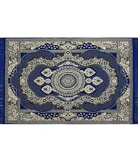 Luxury Crafts Cotton Carpet Size-4x6 Feet(Pack of 2) (Blue)-thumb2