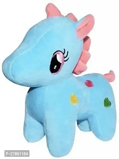 Luxury Craft Unicorn Teddy Plush Soft Toy Cute Kids Birthday Animal Baby Boys/Girls (25 cm) ndash;Pack of 1(Sky Blue)