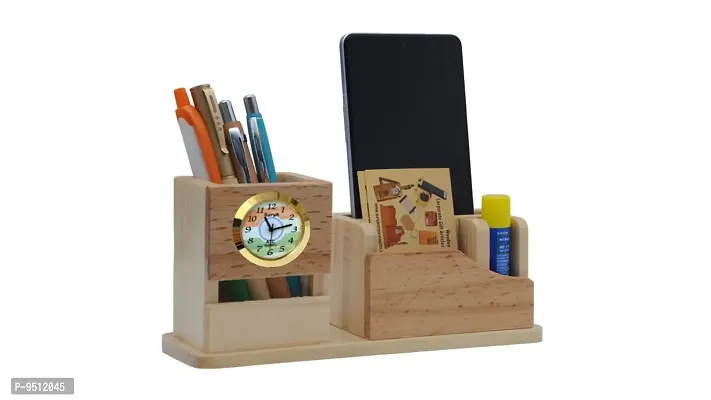 Attractive Wooden Desk Organizer Stand-thumb0