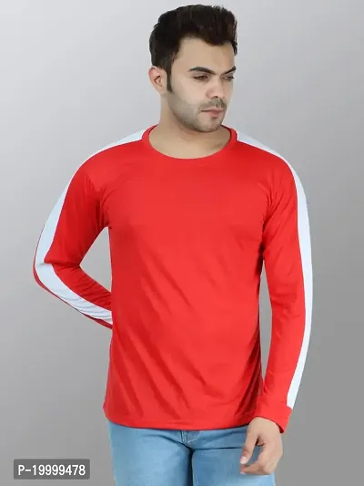 DEE RAJ CREATIONS Men's Polycotton Casual Round Neck Full Sleeve T Shirt-thumb2