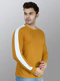 DEE RAJ CREATIONS Men's Polycotton Casual Round Neck Full Sleeve T Shirt-thumb1