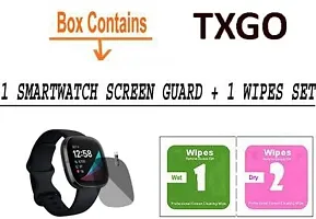 TXGO Transparent Smartwatch Screen Glass Protector Compatible for Fitbit Sense Smartwatch (Pack of 1) (SW_3961)-thumb3