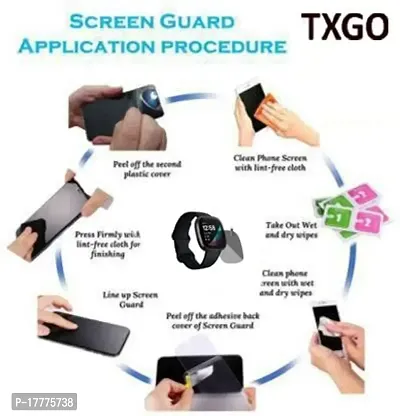 TXGO Transparent Smartwatch Screen Glass Protector Compatible for Fitbit Sense Smartwatch (Pack of 1) (SW_3961)-thumb2