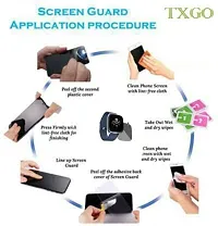 TXGO Transparent Smartwatch Screen Glass Protector Compatible for Noise ColorFit Qube SpO2 Smartwatch (Pack of 1) (SW_3964)-thumb1