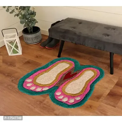 Hallolo Microfiber Anti Skid Washable Door Mats for Foot Mat for Entrance, Home, Door, Bathroom-thumb2