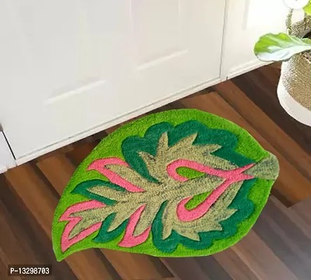 Designer Multicoloured Wool and Cotton Door Mats