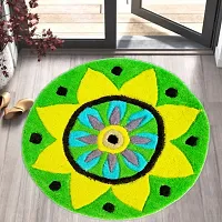 Hallolo Furnishing Floral Geometrical Designed Door mats for Home Entrance Living-thumb1