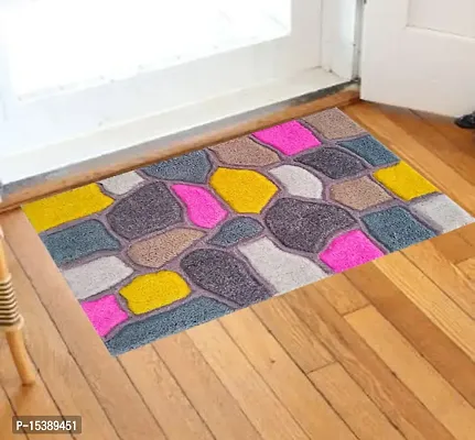 Designer Multicoloured Wool and Cotton Door Mats-thumb2