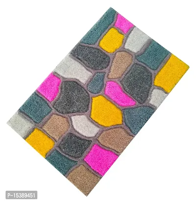 Designer Multicoloured Wool and Cotton Door Mats-thumb3