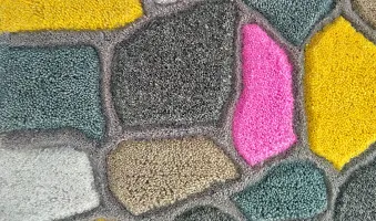 Designer Multicoloured Wool and Cotton Door Mats-thumb3