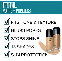 New York Liquid Foundation, Matte Finish, With SPF, Absorbs Oil, Fit Me Matte + Poreless, 115 Ivory, 30ml-thumb2