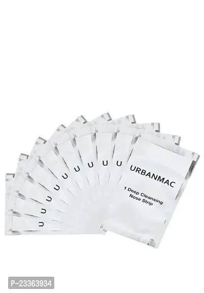 URBANMAC Nose Strips For Blackhead Whitehead Remover,Nose Pore Cleanser Strips,Deep Cleansing 10 PCS charcoal-thumb2