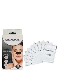 URBANMAC Nose Strips For Blackhead Whitehead Remover,Nose Pore Cleanser Strips,Deep Cleansing 10 PCS charcoal-thumb2