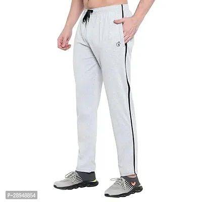 Classic Polyester Blend Solid Track Pant for Men-thumb0