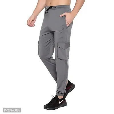 Classic Polyester Blend Solid Track Pant for Men