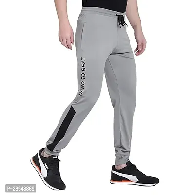 Classic Polyester Blend Solid Track Pant for Men-thumb0