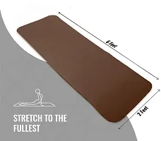 YOGA MAT(ROYAL)4MM BROWN COLOR-thumb2