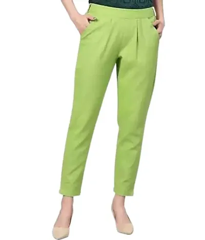 ASHA Fashion Stylish Solid Rayon Pant for Women and Girls(AF-Pant)