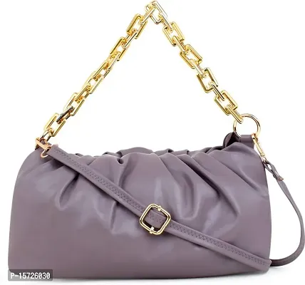 Stylish Fancy Artificial Leather Solid Sling Bags For Women-thumb0