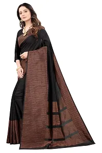 Kanchipuram Printed Ethnic Silk Saree | Indian Ethnic Wear | Traditional Women's Sari-thumb2