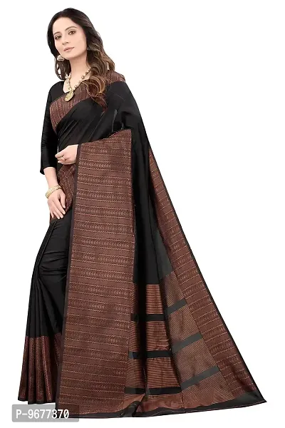 Kanchipuram Printed Ethnic Silk Saree | Indian Ethnic Wear | Traditional Women's Sari-thumb3