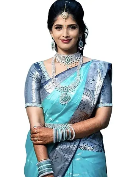 Soft Silk Saree | Indian Ethnic Wear | Traditional Women's Wedding Piece Bollywood Designer