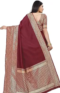 Smooth Kanjeevaram Silk Saree Pure Zari Traditional Women's Sari-thumb2