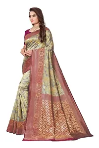 Kanjeevaram Silk Saree| Indian Ethnic Wear | Traditional Women's Sari-thumb1