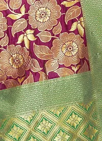 Kanjeevaram Silk Saree| Indian Ethnic Wear | Traditional Women's Sari-thumb4