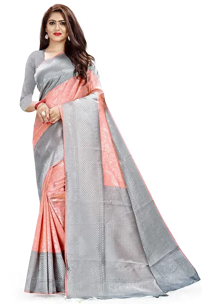 Kanjeevaram Silk Saree Traditional Women's Wedding Piece Bollywood Designer