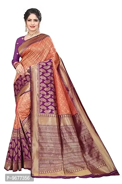 Kanjeevaram Silk SareeIndian Pure Vintage Fabric Blouse Soft 100% Banarasi Wear | Ethnic Wear |Traditional Wedding Party Woven Sarees (RED)