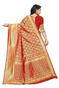 Kanchipuram Studio Wedding Banarasi Silk Saree | Indian Ethnic Wear | Traditional Women's Sari-thumb1