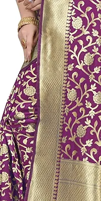 Copper Zari Pure Silk Saree | Indian Ethnic Wear | Traditional Women's Sari-thumb1