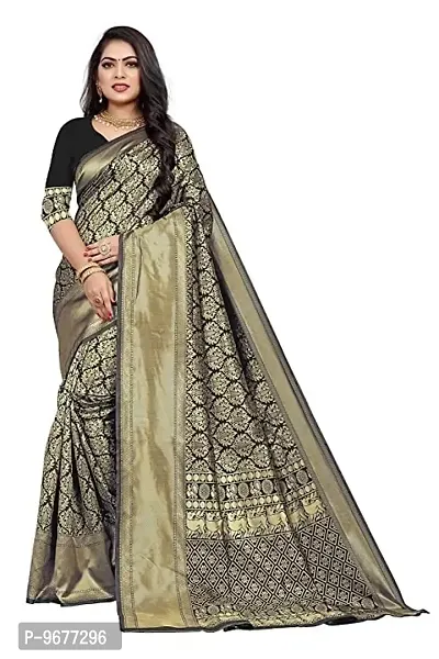 Kanchipuram Studio Wedding Banarasi Silk Saree | Indian Ethnic Wear | Traditional Women's Sari